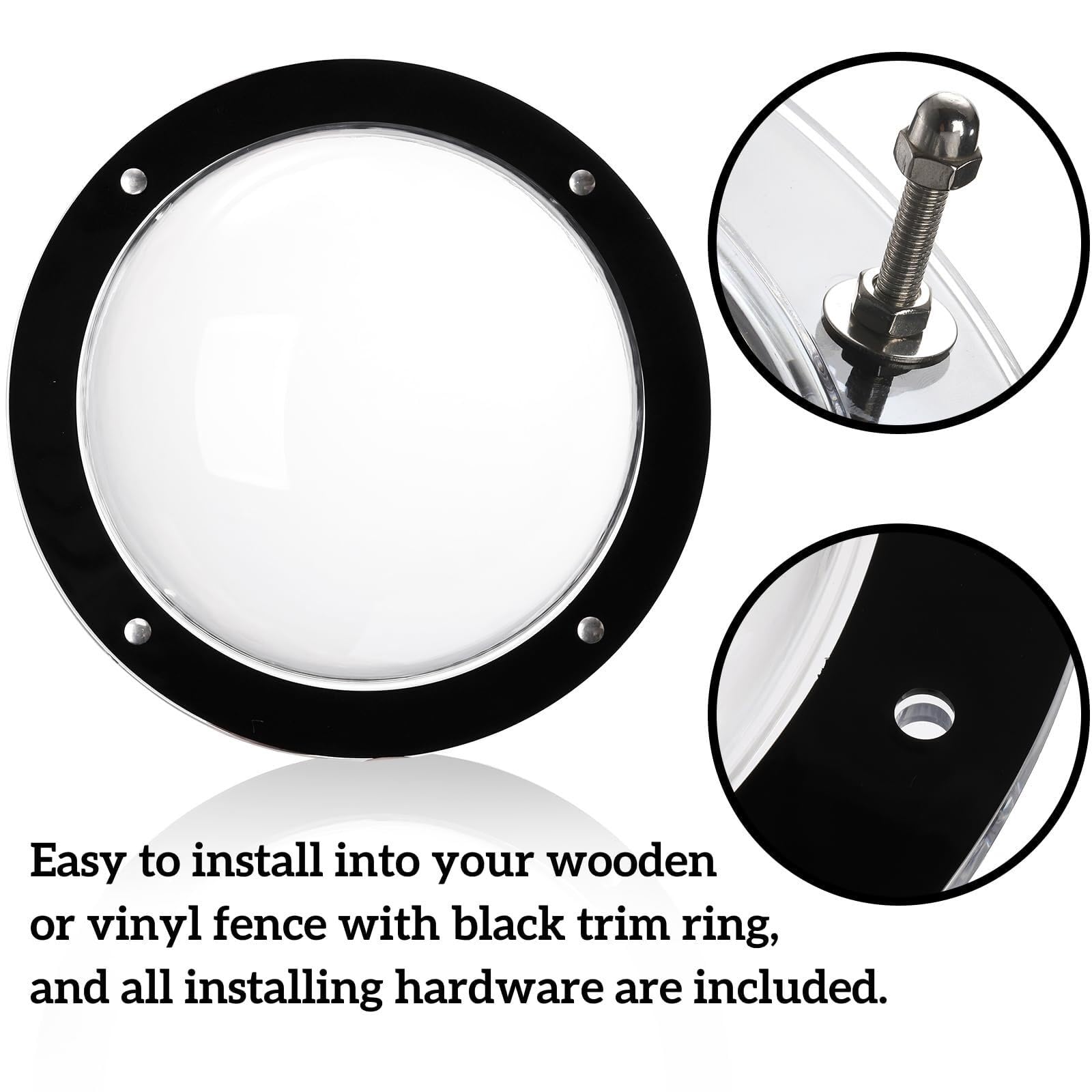Goaste dog fence dome is easy to install on compatible enclosures