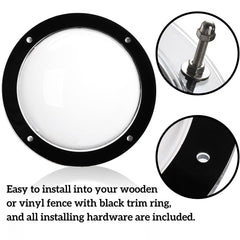 Goaste dog fence dome is easy to install on compatible enclosures