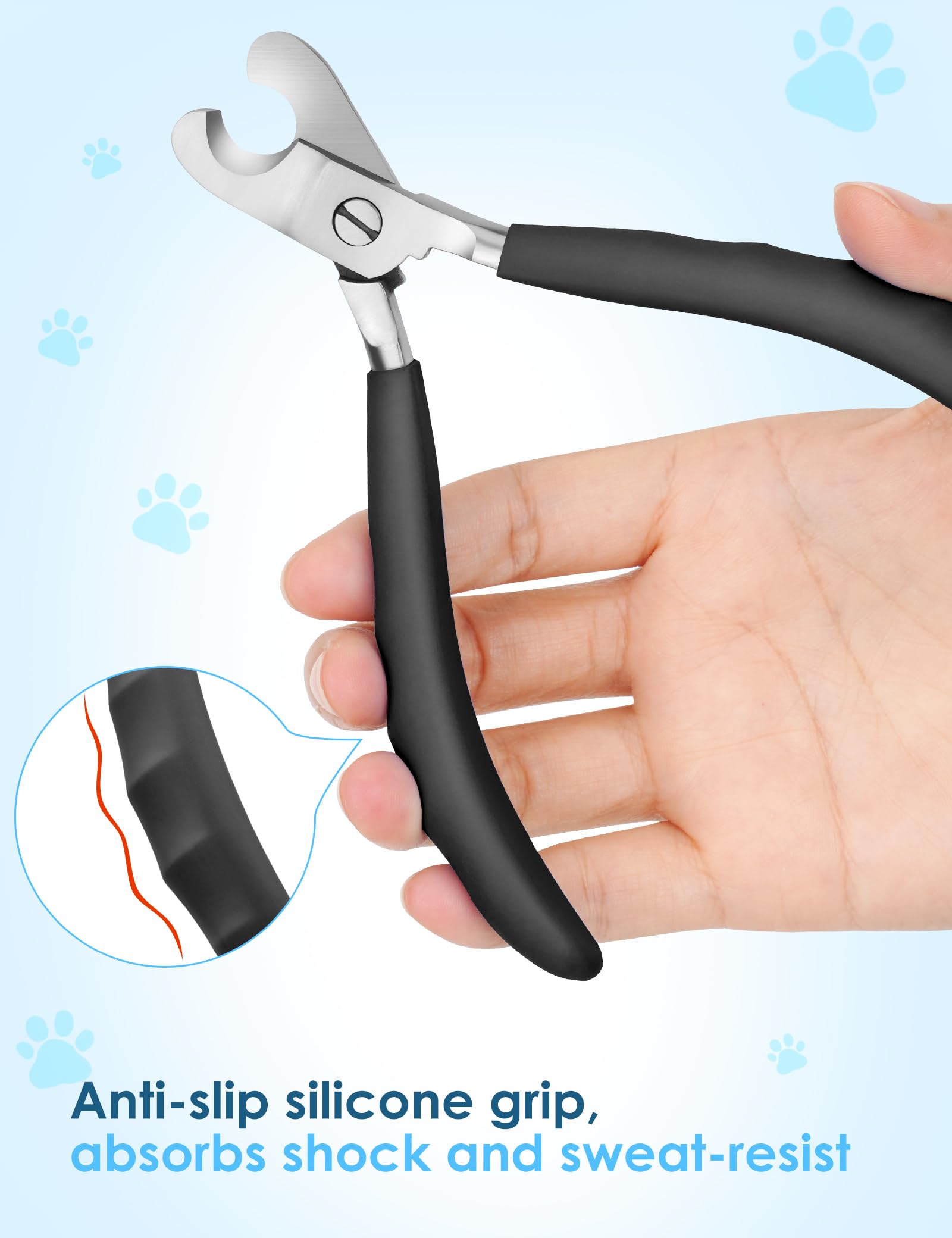 Gobeigo no-guard design offers clear visibility during clipping