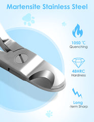 Gobeigo heavy-duty stainless steel nail clipper for thick nails and durability.