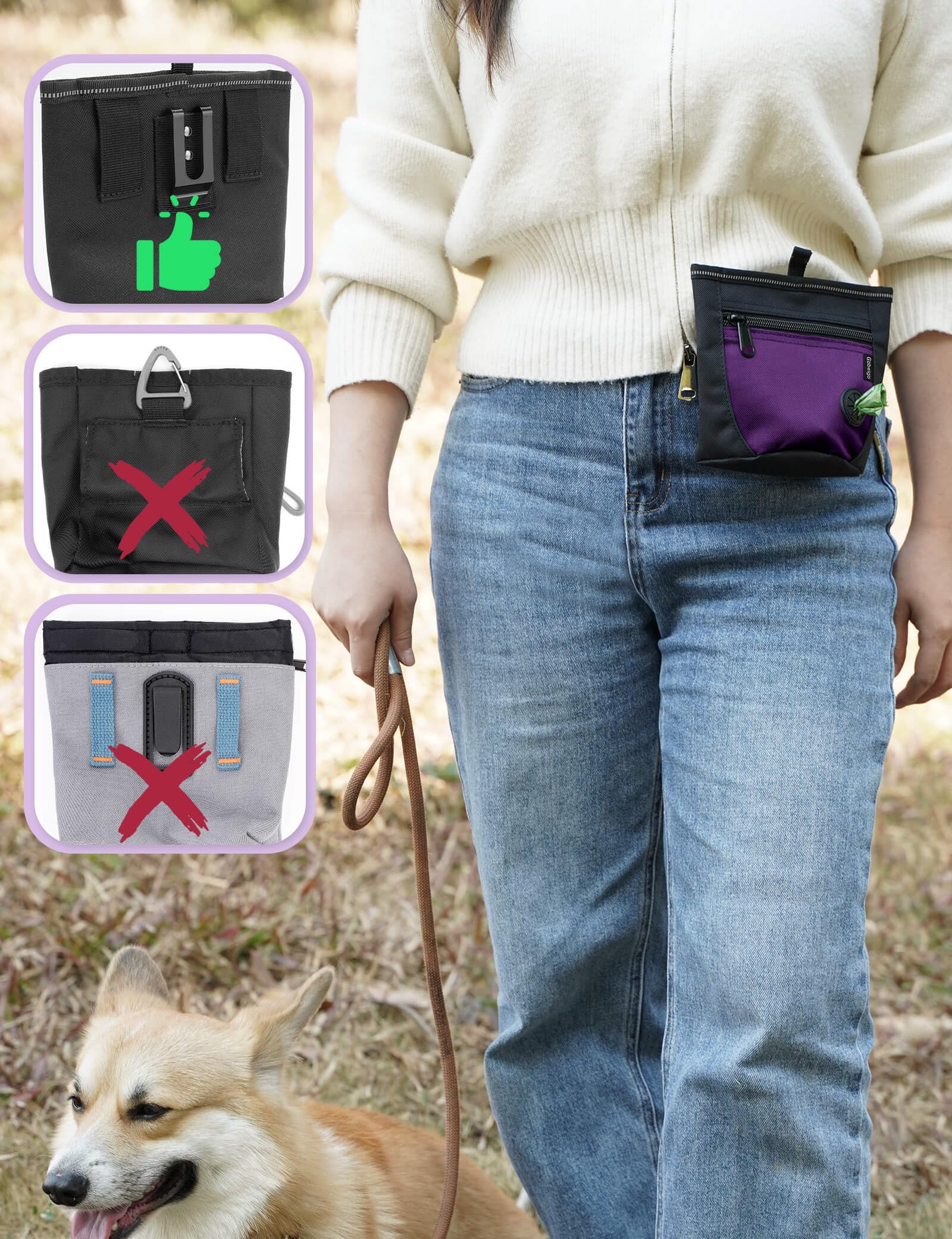 Gobeigo training clicker included for pet training and behavior shaping.