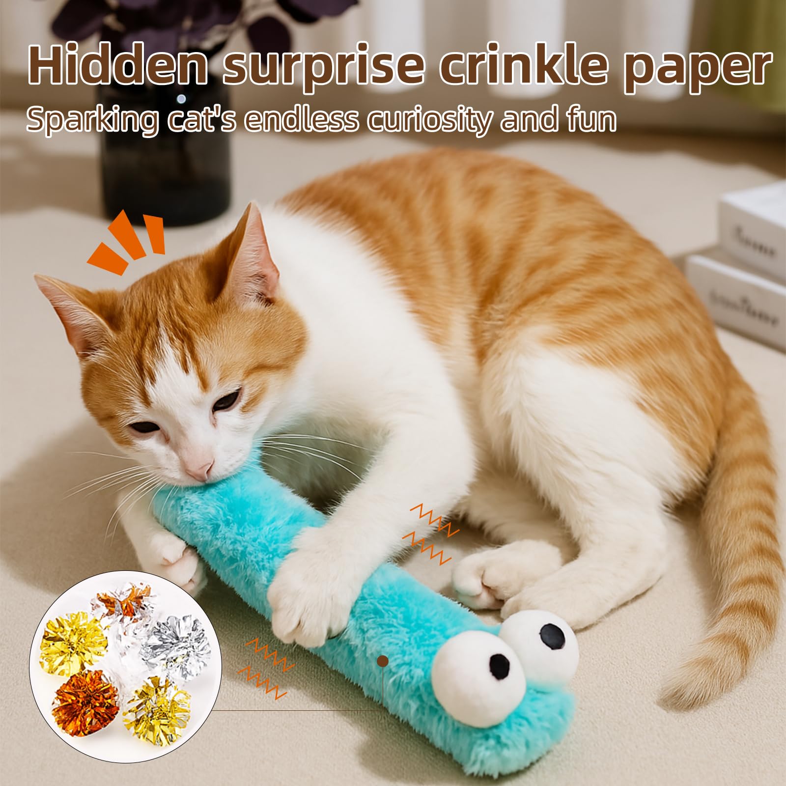 Gochanmon premium-soft fabric toy safe for biting and cuddling