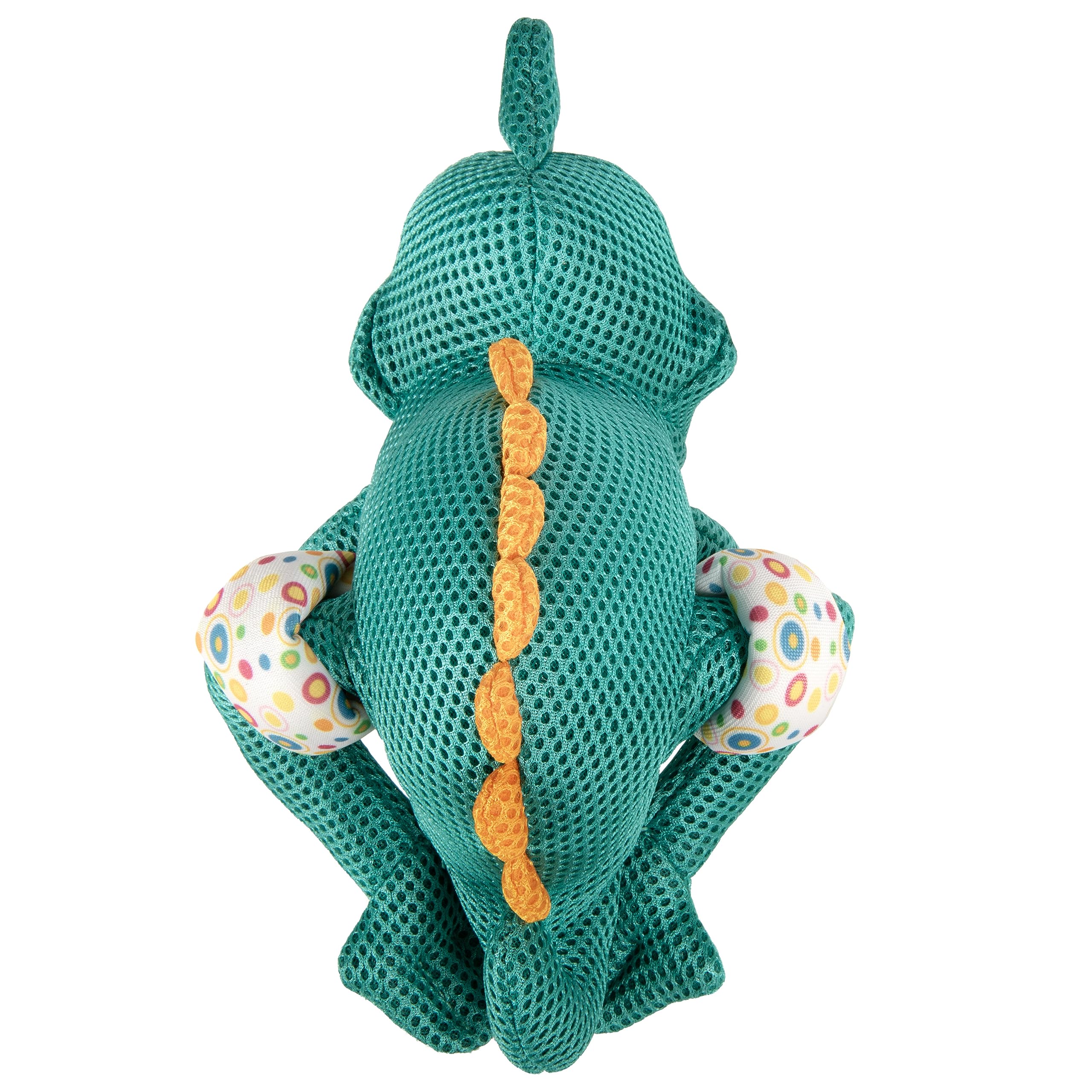 GoDog Amphibianz chameleon teal toy in a tug-ready pose for interactive play.