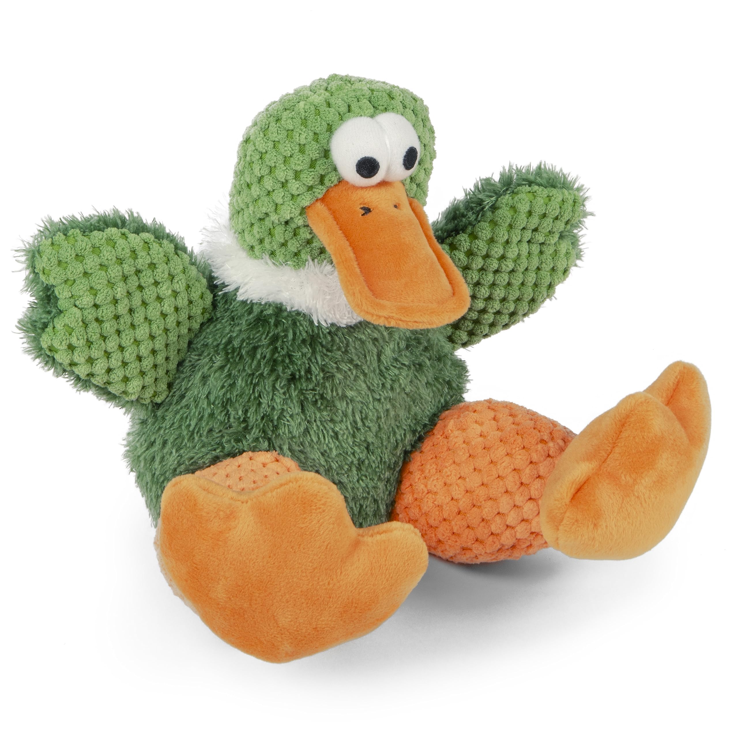 Durable GoDog toy with embedded squeaker for alert play.