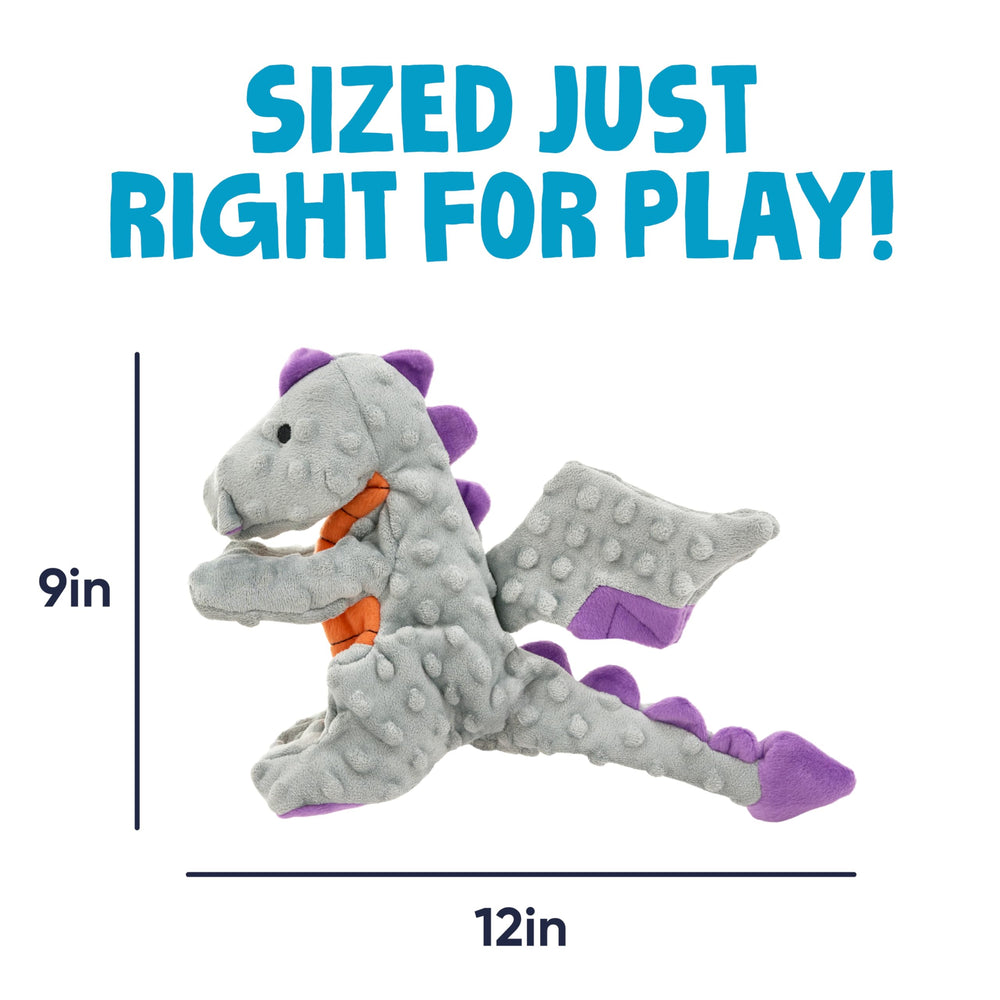 goDog Dragons textured bubble plush offers a unique floppy feel.