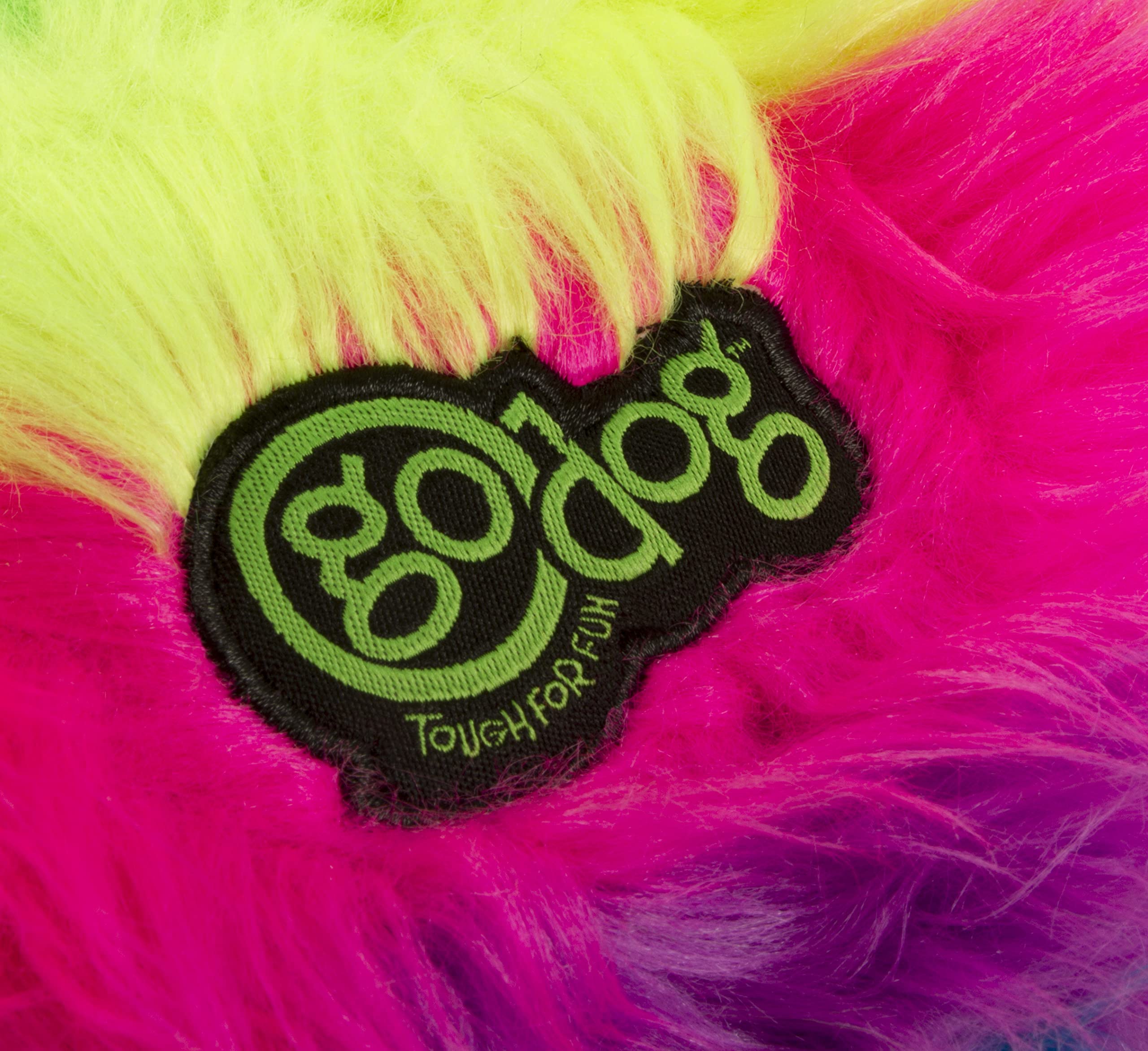 goDog Furballz built-in squeaker excites dogs during play