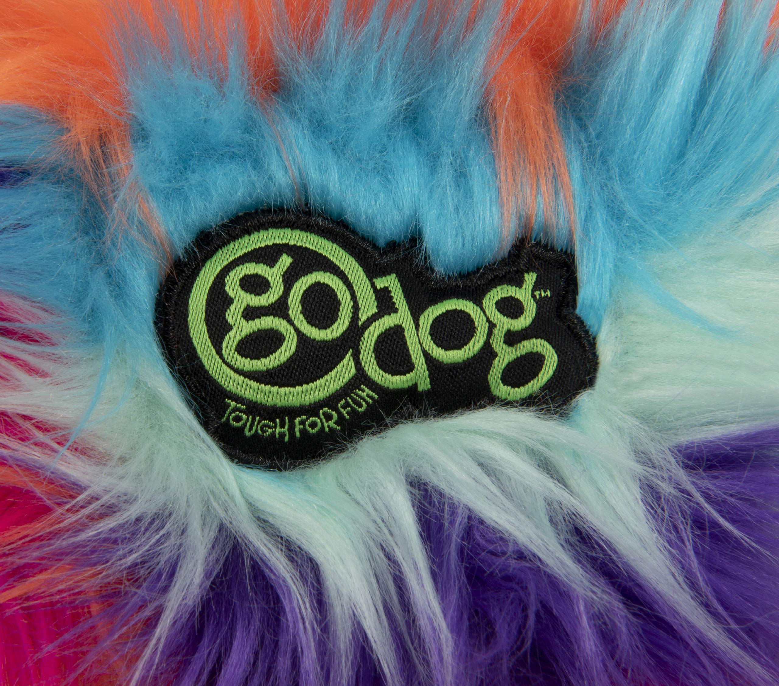 goDog Furballz Chew Guard Technology lining for rough play resistance.