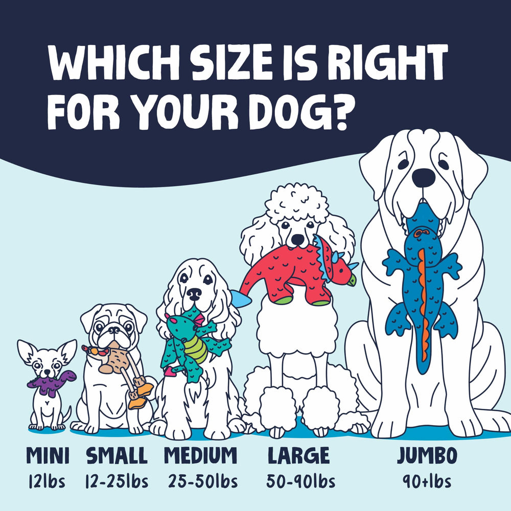 goDog Furballz reinforced seams built to withstand tough chewing.