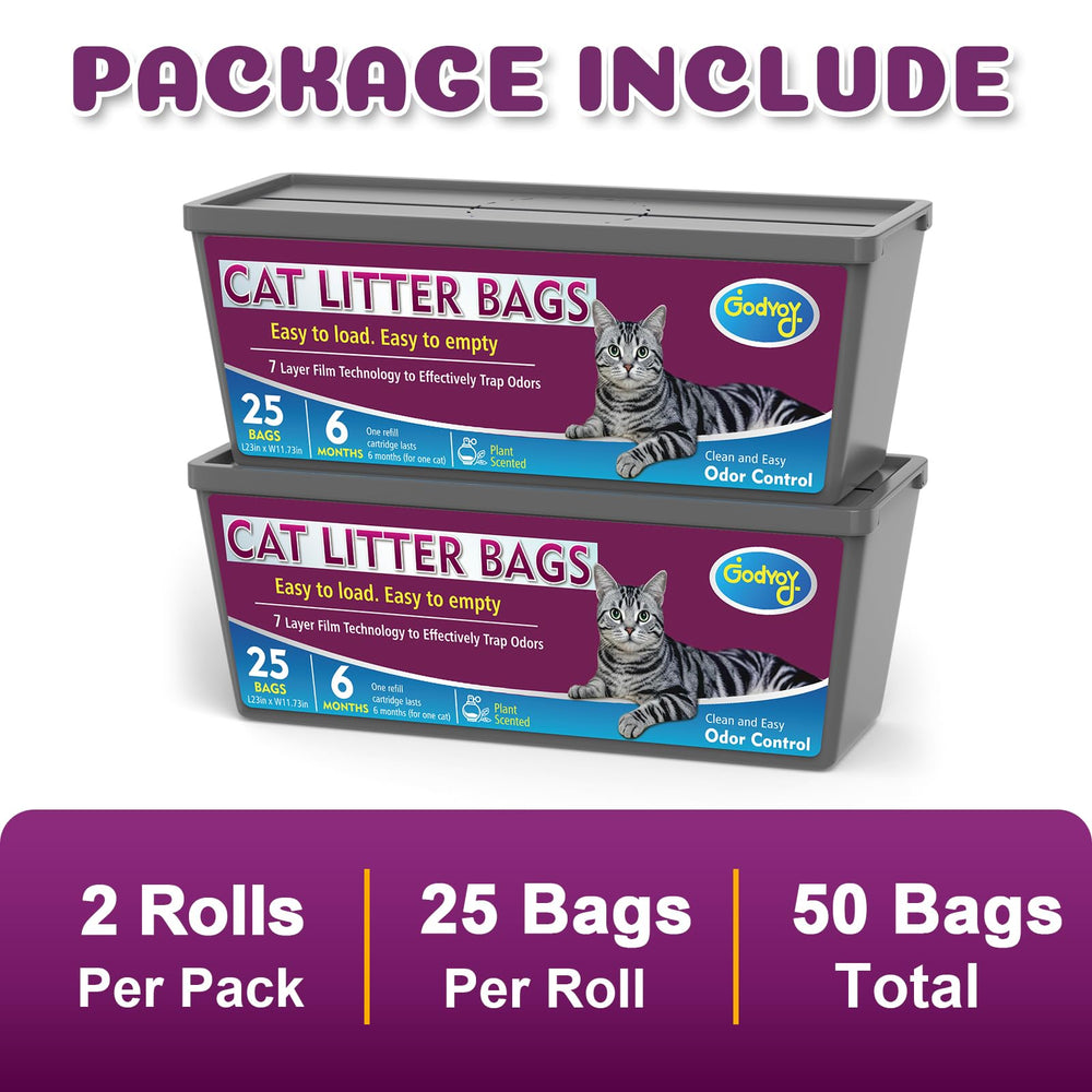 Godyoy easy-tear perforations enable quick, clean bag changes in seconds.