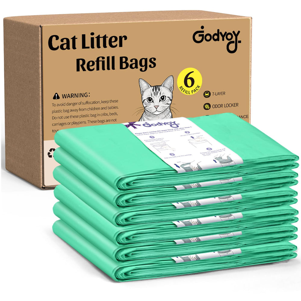 Godyoy no-mess emptying with sturdy refill bags and easy handling