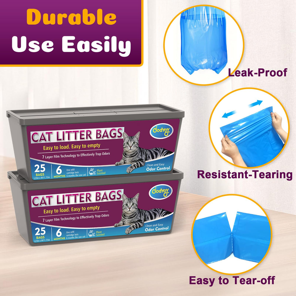 Godyoy 7-layer OdorLock barrier helps trap odors for a fresher living space.