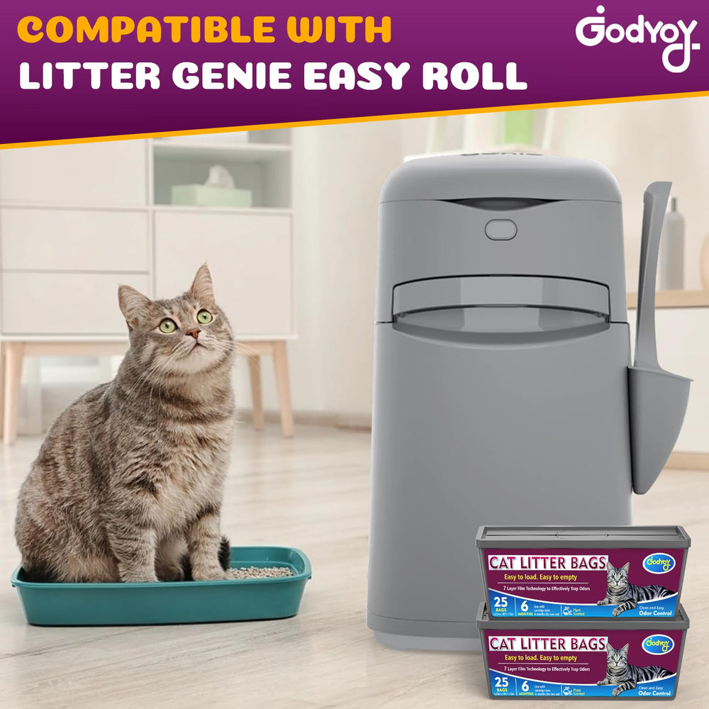 Godyoy two-pack provides a long-lasting 50-bag supply for households.