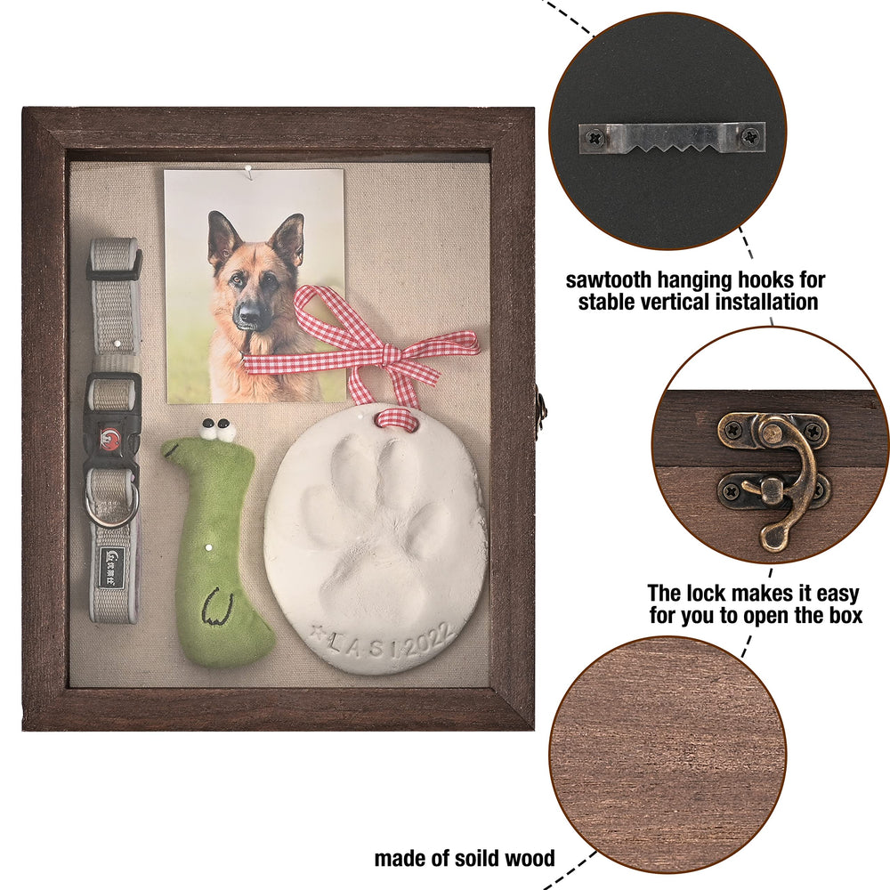 Gognlvn clay paw print impression kit close-up for lasting paw memories.
