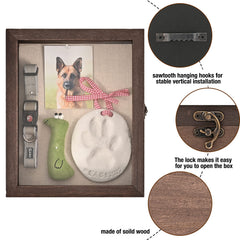 Gognlvn clay paw print impression kit close-up for lasting paw memories.