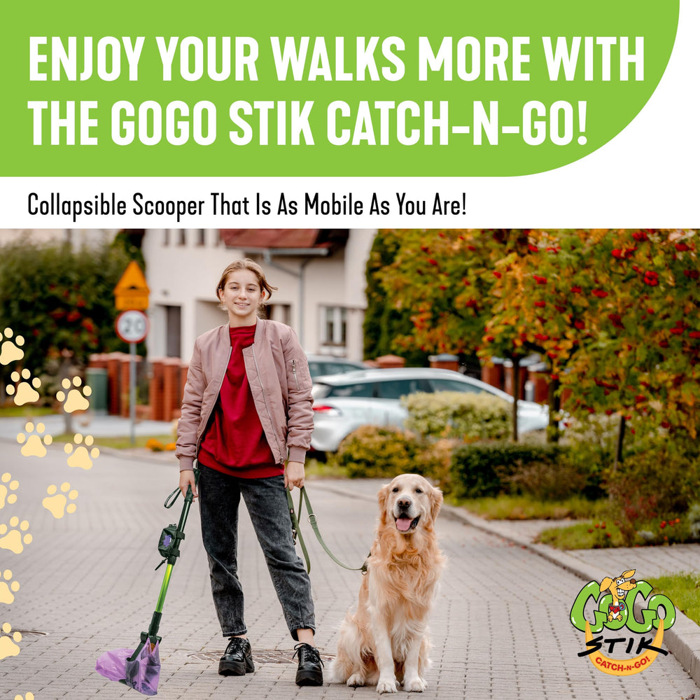 GoGo Stik Catch-N-Go central NY design with 10-year warranty.