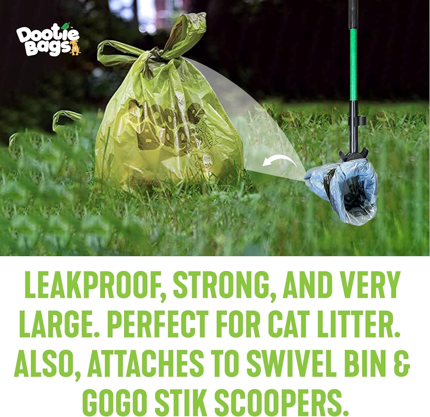 GoGo Stik dootie bag suitable for car trips and outdoor use