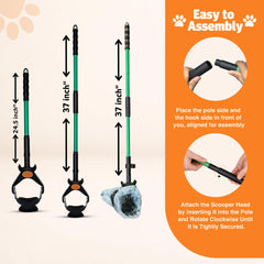 Form-fit Dootie bags compatible for efficient bag usage.