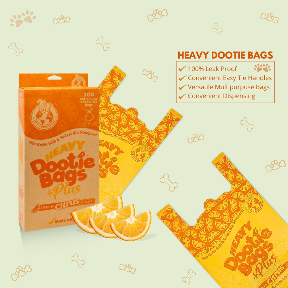 GoGo Stik bags hold dog waste and cat litter in one bag
