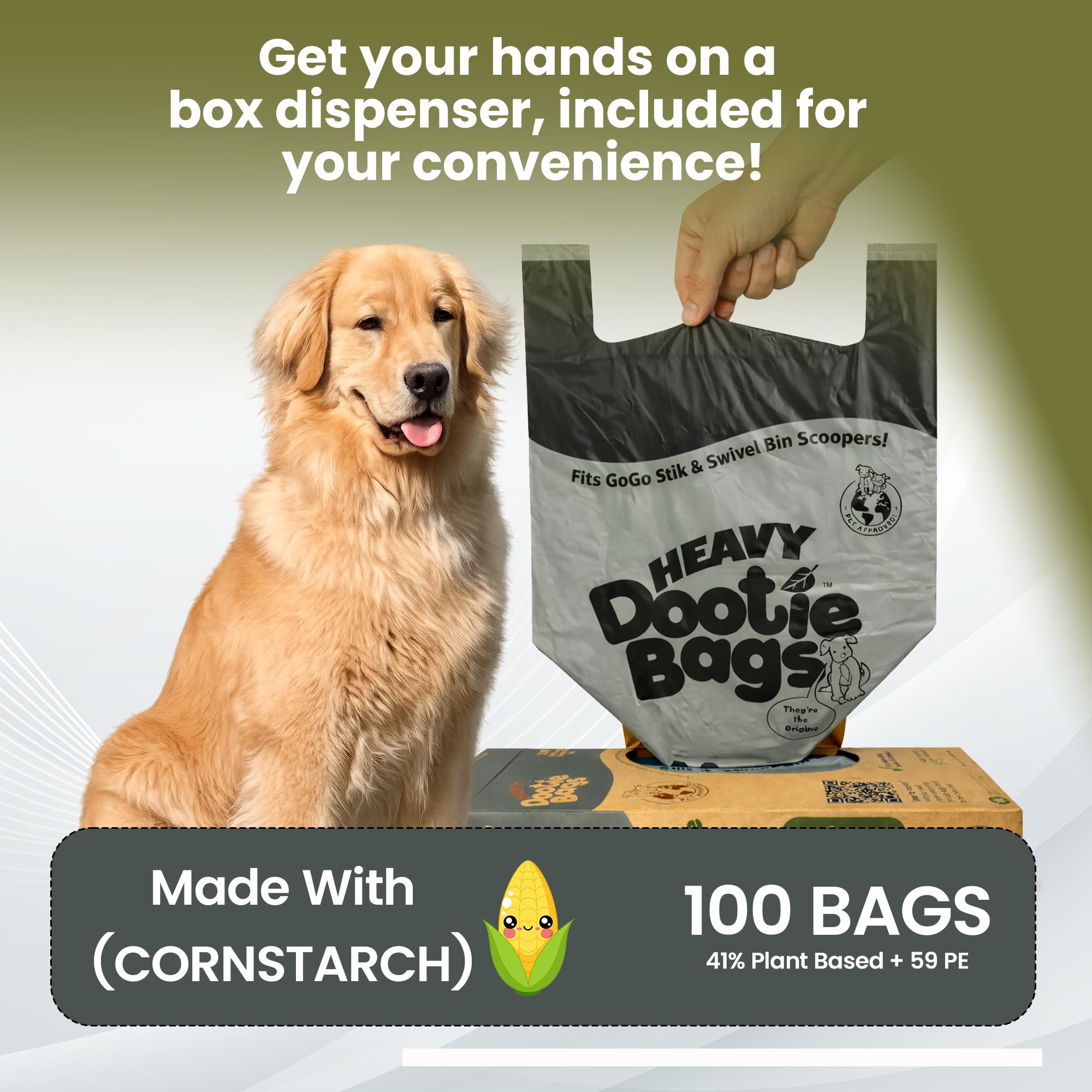 Gogo Stik multipurpose bags suited for dog waste and litter cleanup.