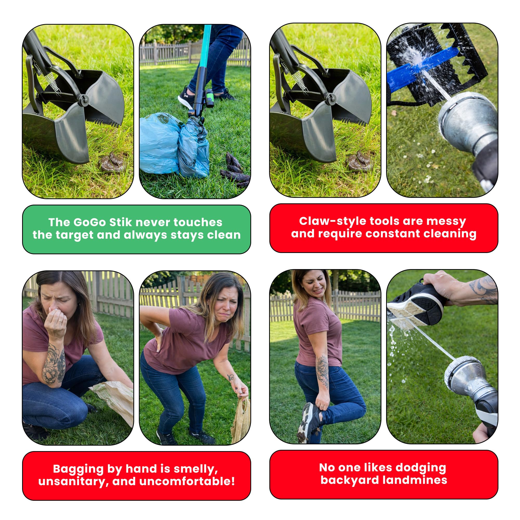 GoGo Stik XP heavy bags included for tough cleanup jobs.