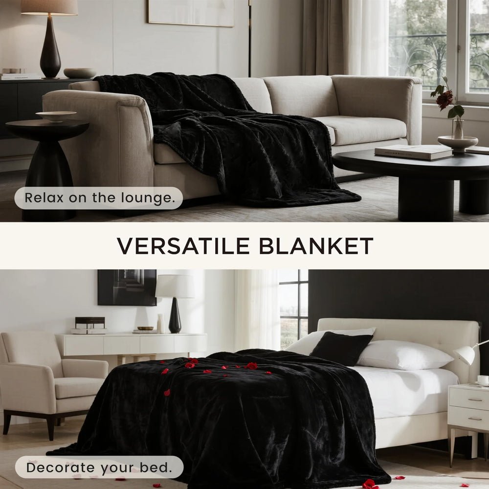 Gogobunny 50x60 inch blanket fits beds and furniture for reliable protection.