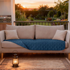 GoGoBunny dark blue 30x70 pet blanket ideal for large pets.