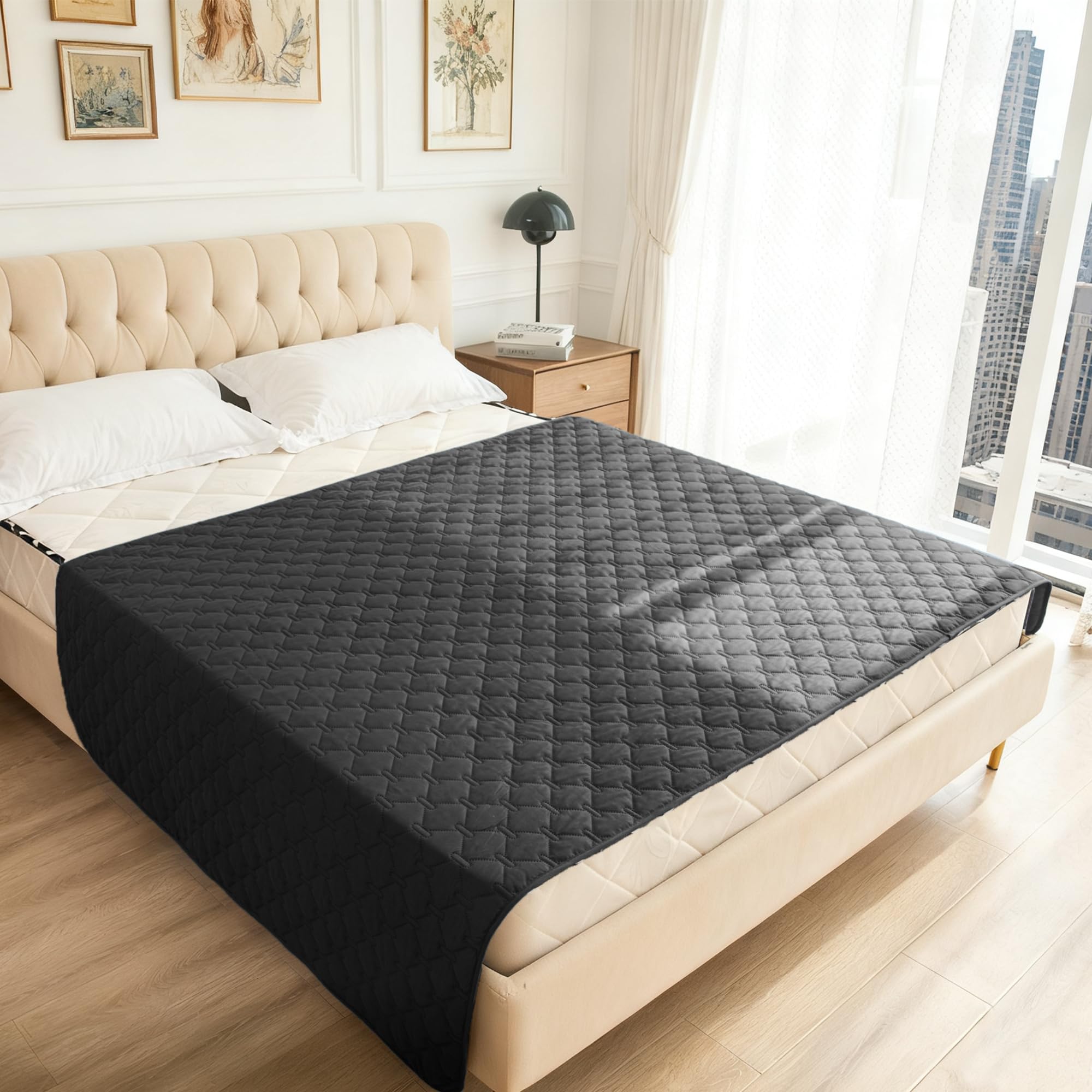 Gogobunny dark charcoal side for versatile decor compatibility.
