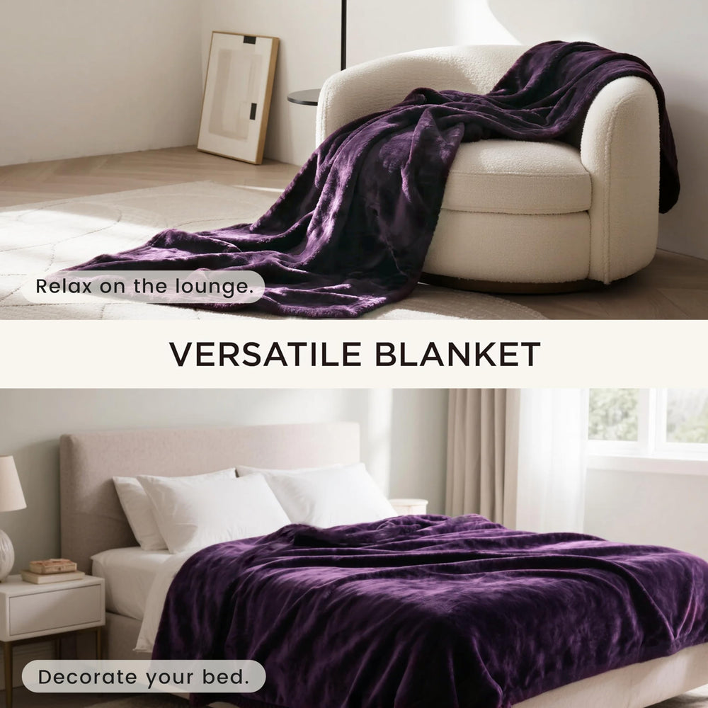 gogobunny dark purple color adds a soft accent to any room