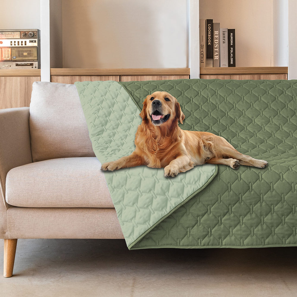 Gogobunny dog bed cover with waterproof outer layer and TPU membrane for double protection.