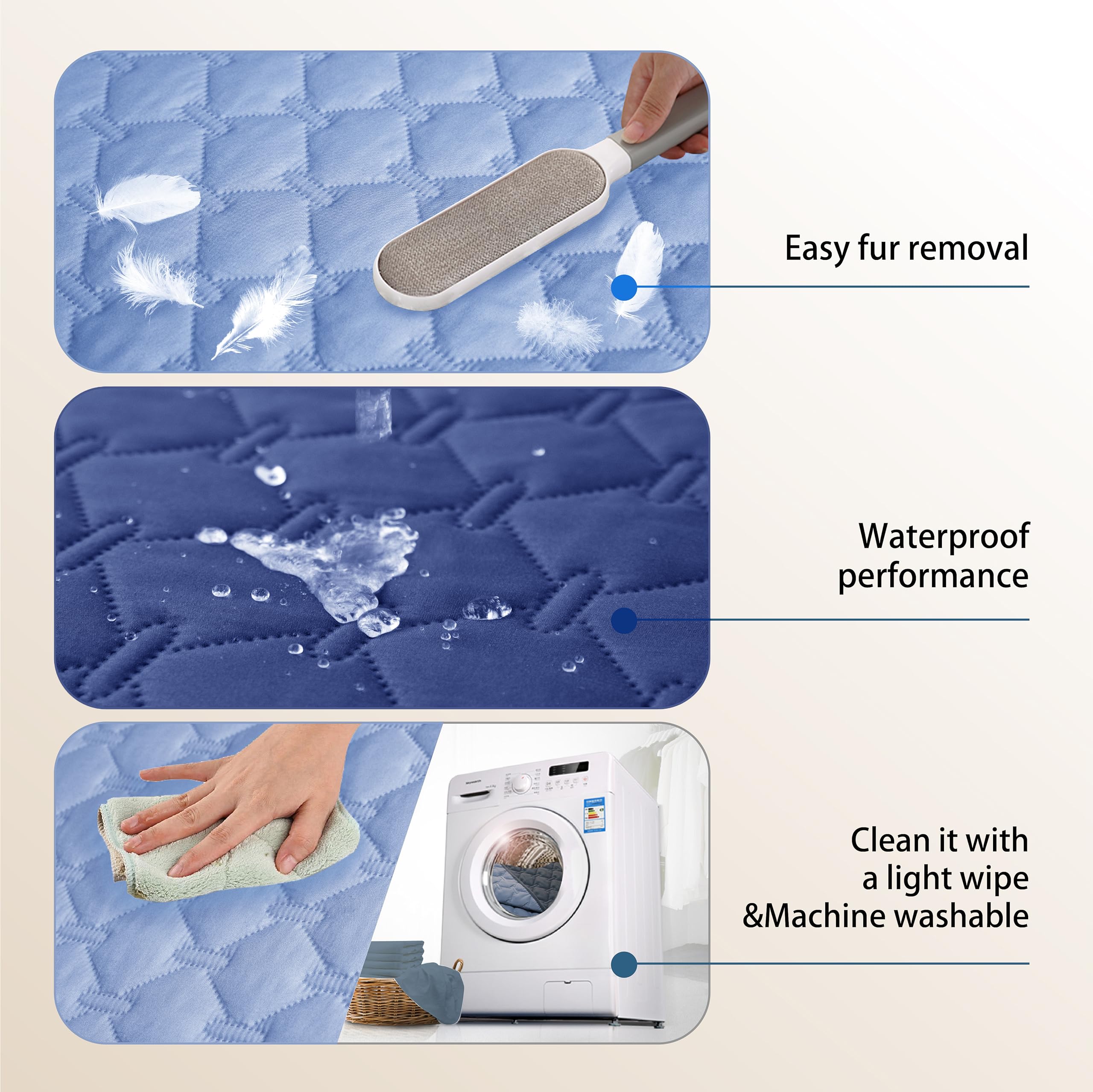 Gogobunny machine-washable blanket for easy cleaning.