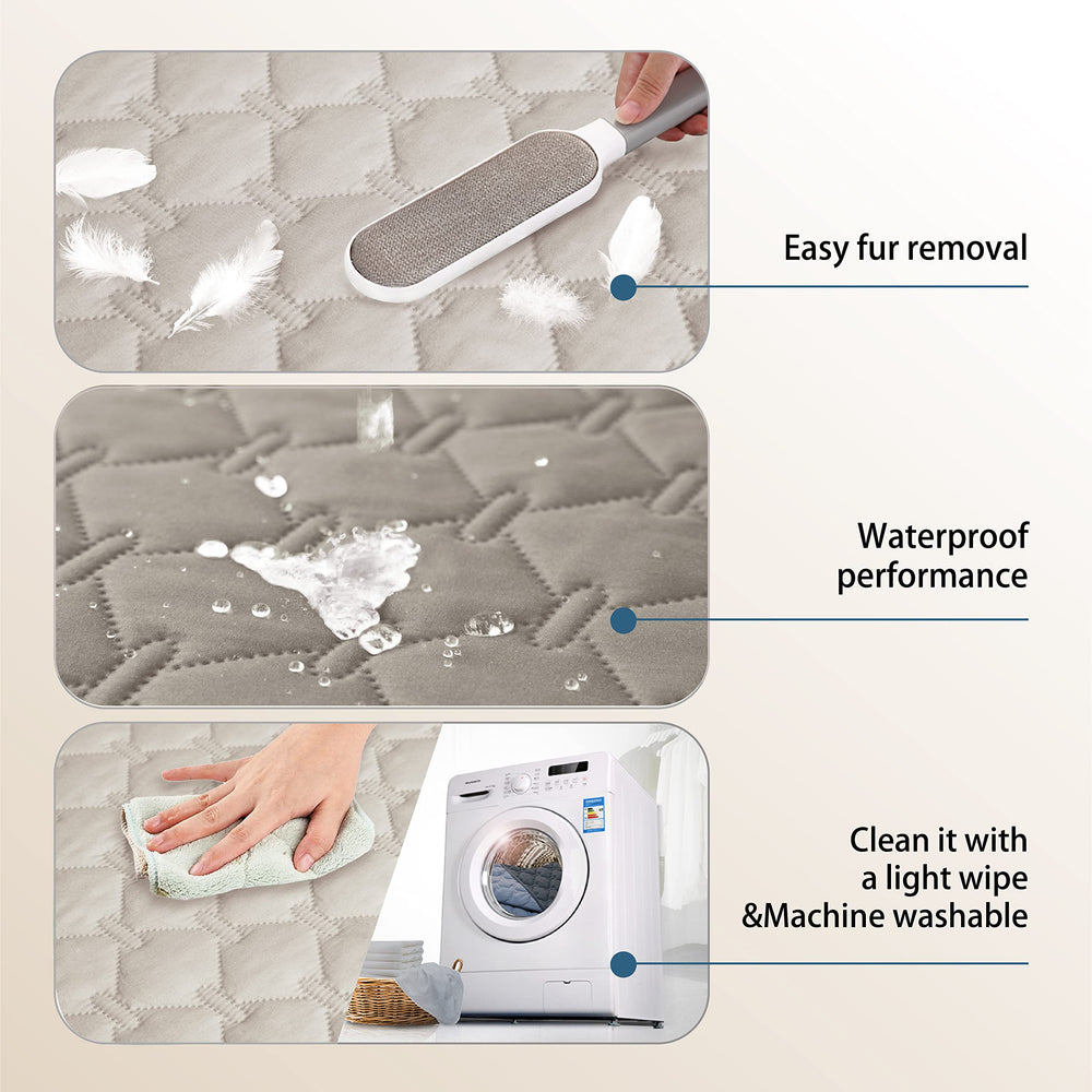 Gogobunny easy-care machine-washable fabric for quick cleanup.