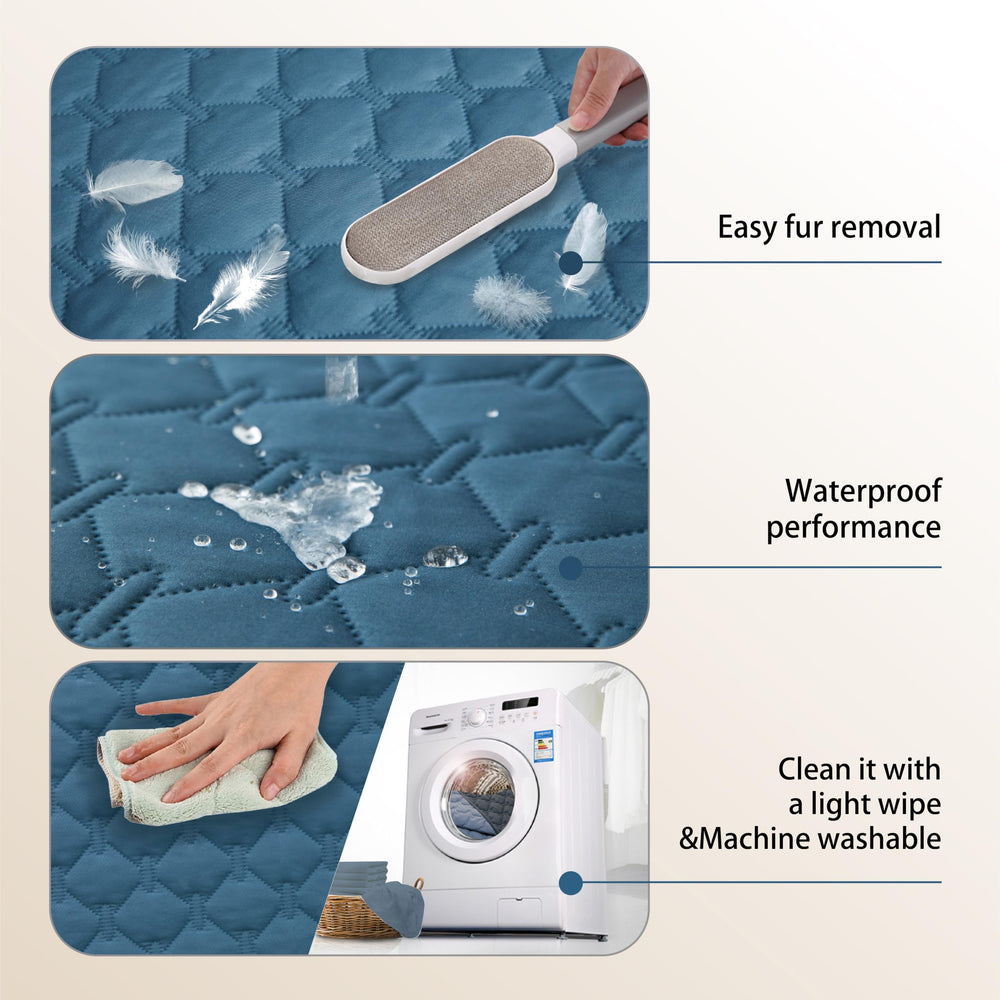 GoGoBunny easy-care fabric enables quick cleaning after pets.
