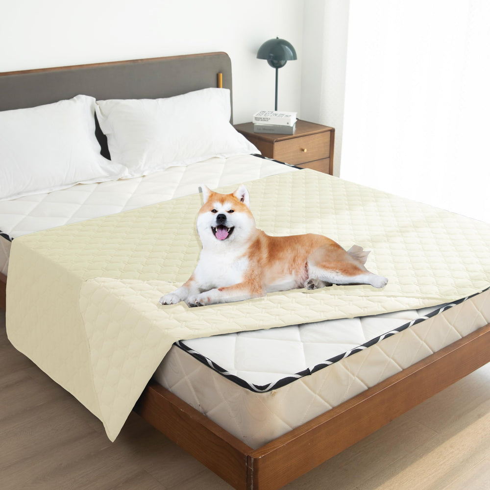 Gogobunny furniture protector covers sofa and bed to reduce damage from pets.