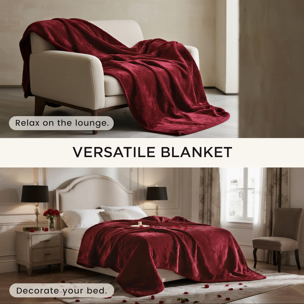 gogobunny romantic red color on a bed with 50x60 size