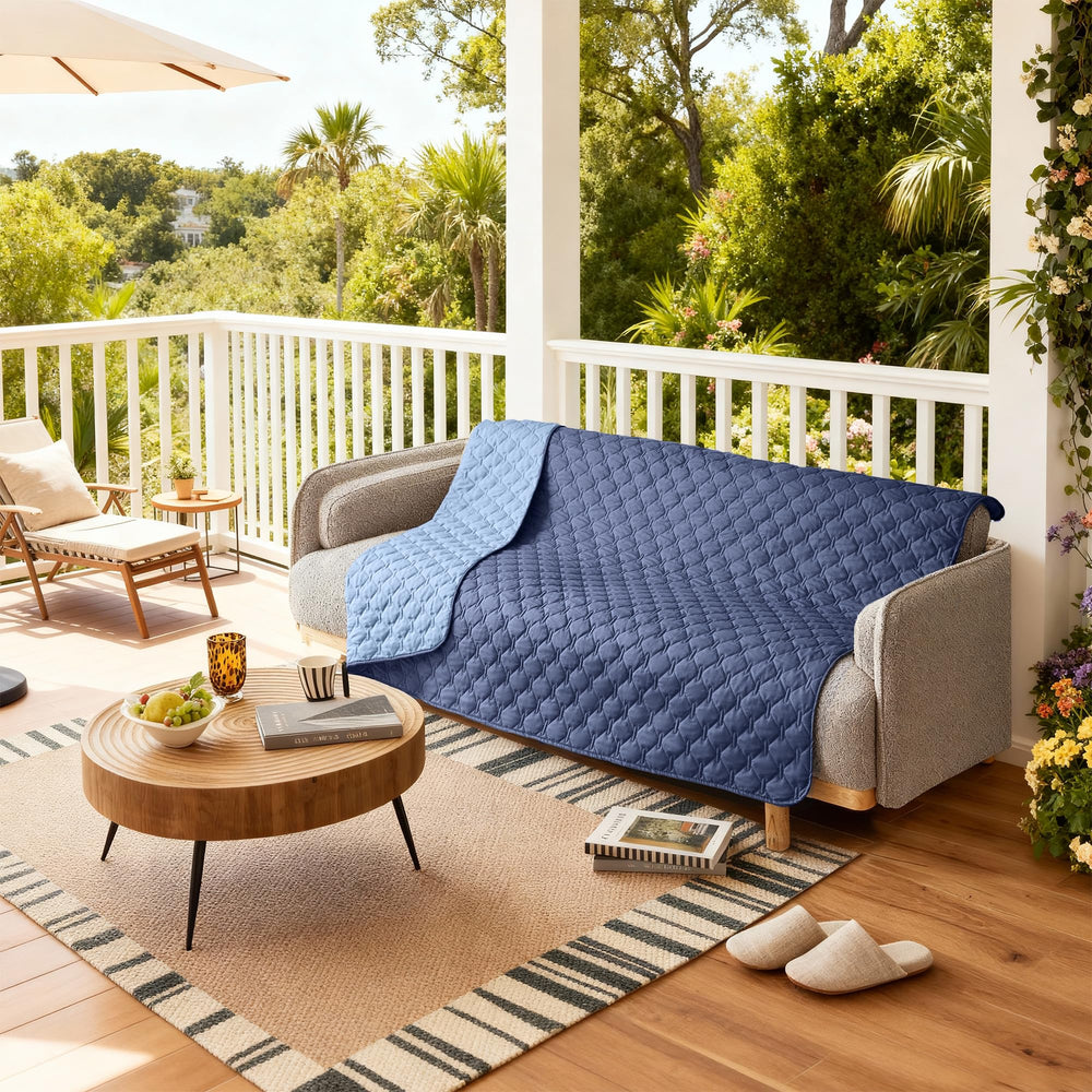 Gogobunny sofa protector blanket safeguards upholstery on sofas and beds