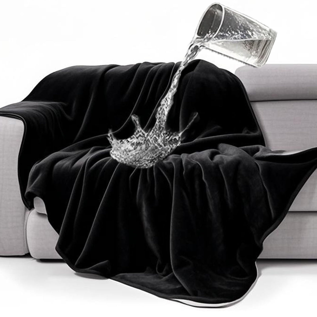 Gogobunny waterproof bed blanket protects the mattress from spills and stains.