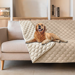 gogobunny waterproof dog bed cover with double protection guards furniture from spills.