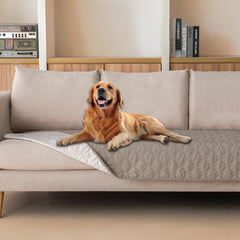 Gogobunny waterproof outer layer dog blanket protects furniture while pets roam.