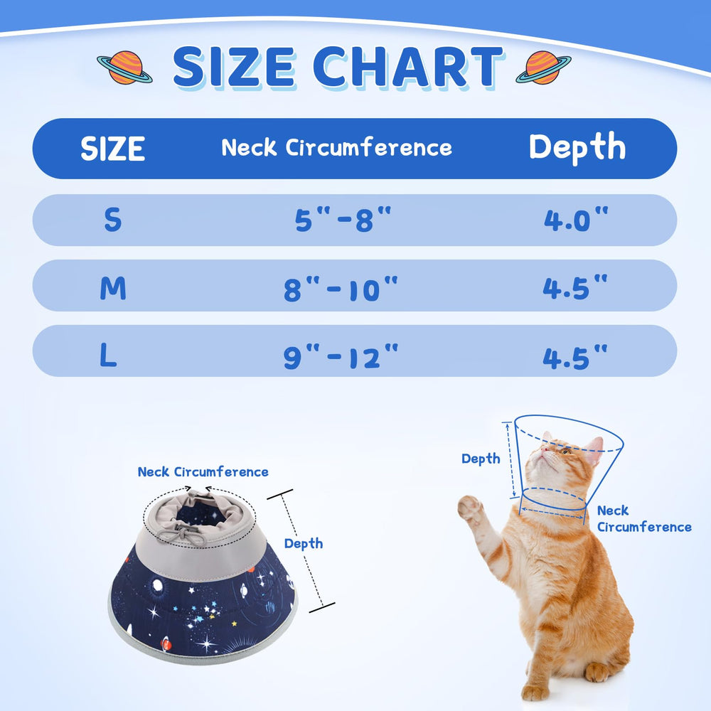 GoGoPaw cat cone eating-friendly design lets cats eat and drink normally