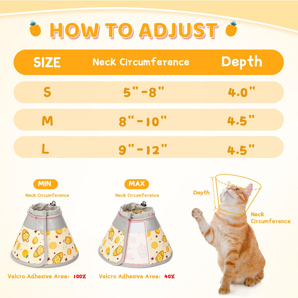 GoGoPaw foldable design allows normal eating and sleeping with the cone on.