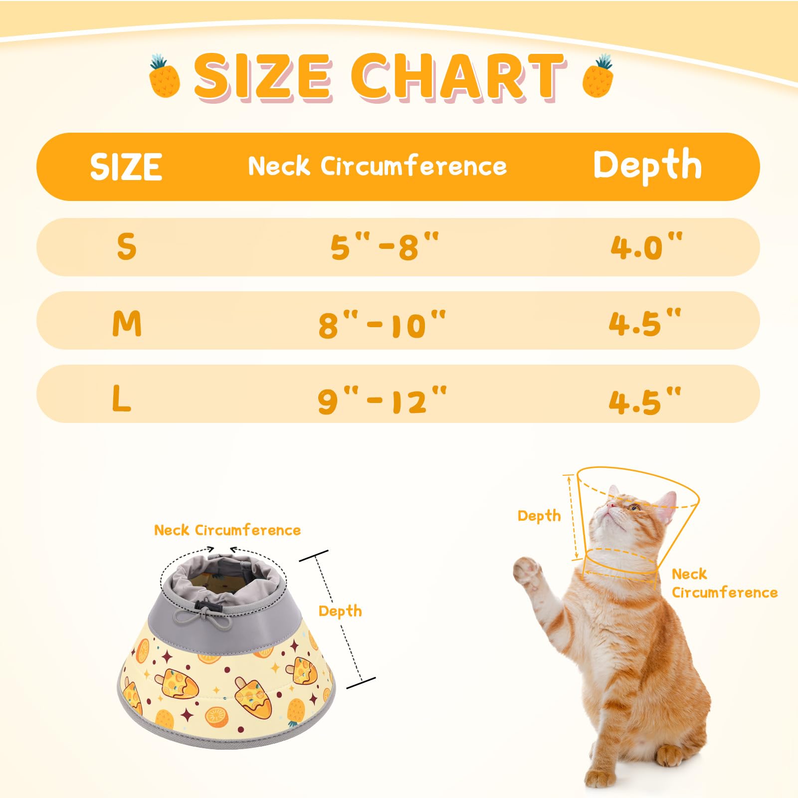 GoGoPaw size M fits medium cats with neck-to-nose guidance.
