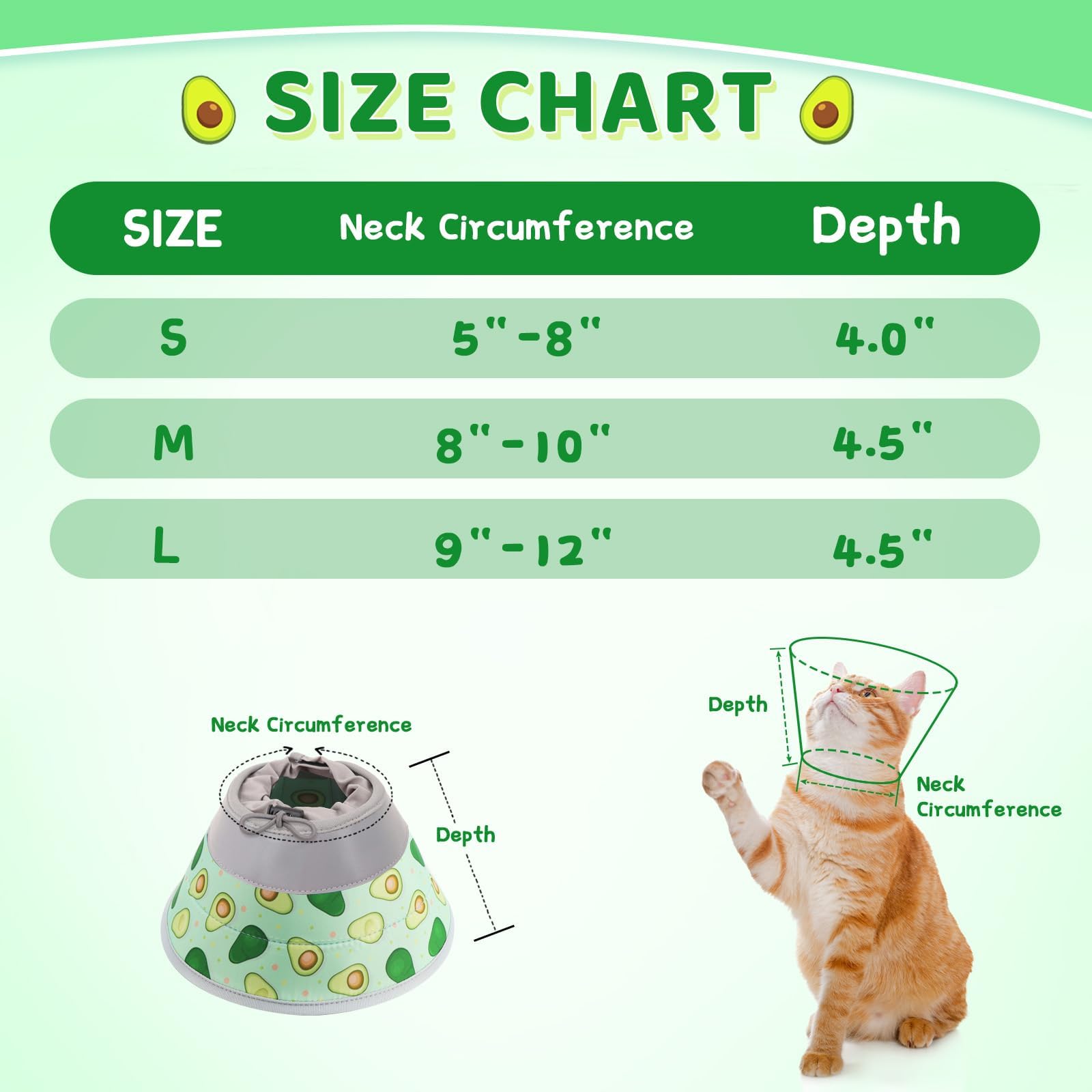 GoGoPaw avocado-green lemon pattern cone offers playful vibe with practical protection.