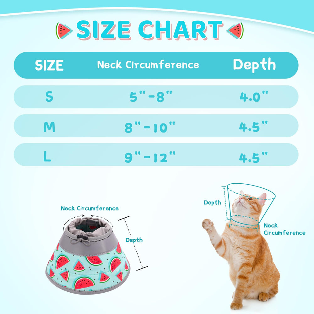 GoGoPaw lemon pattern cone offers fashionable option for smaller cats.