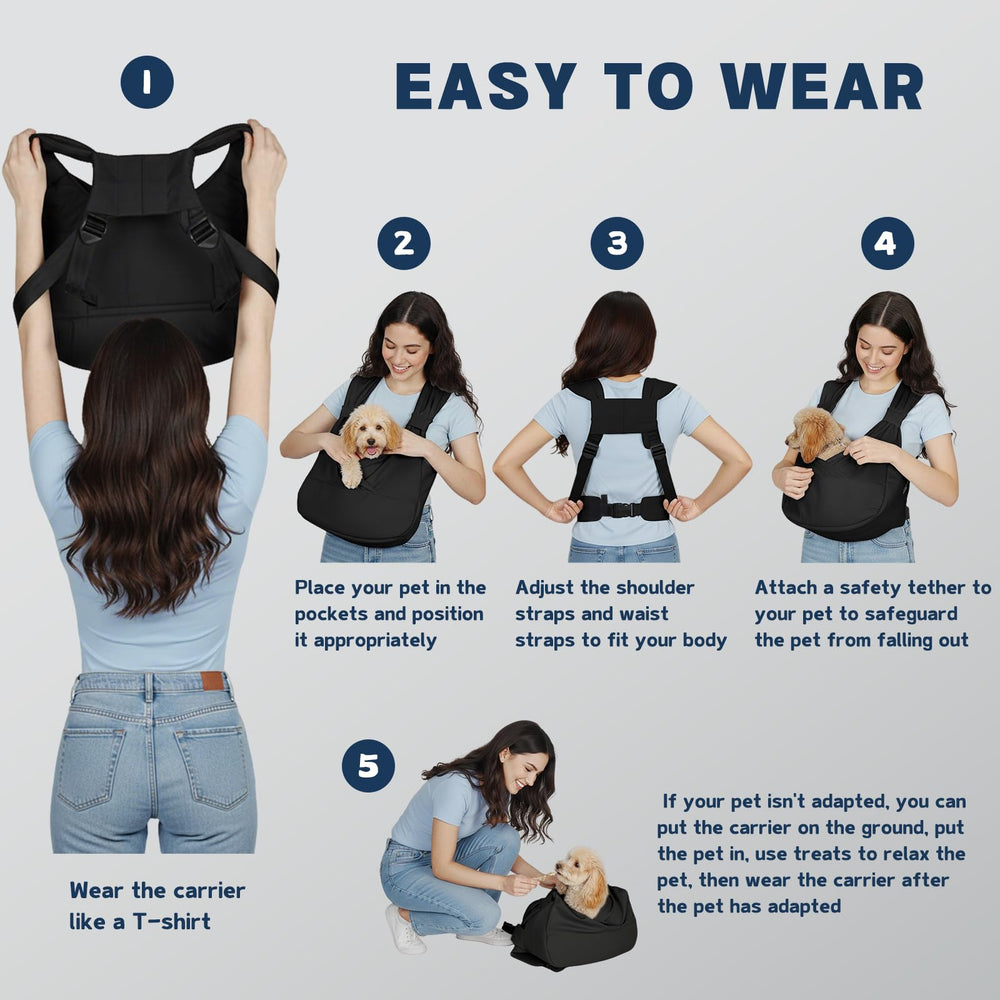 GoGoPaw supports travel, hiking, and camping with a hands-free design.