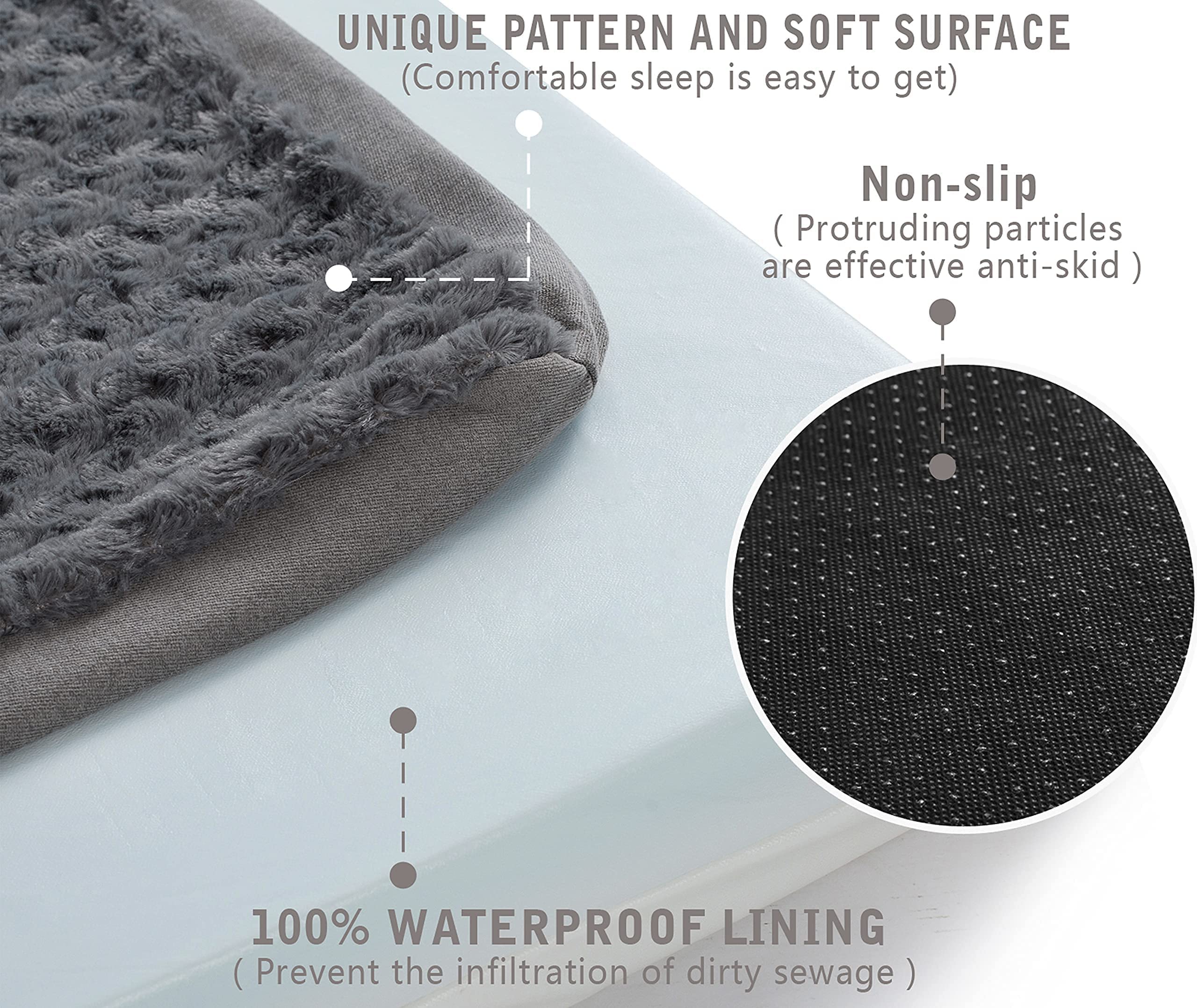 Gohoo Pet hidden L-shaped zipper enables easy washing of the outer cover