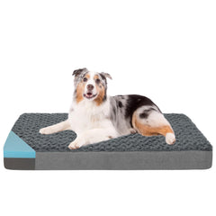 Gohoo Pet orthopedic bed large dog top view highlighting roomy space and joint-friendly support