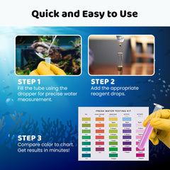 GOLD LABEL PET CARE Freshwater Master Test Kit nitrate test bottle for ongoing insights