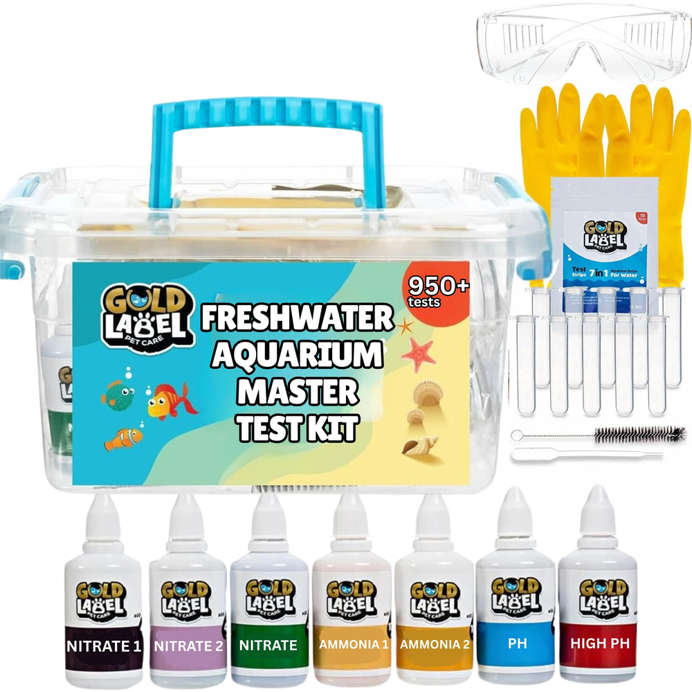 GOLD LABEL PET CARE Freshwater Master Test Kit pH test bottle for precise readings