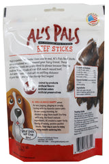 Gold Rush Farms AL's Pals Beef Sticks close-up highlighting tender texture ideal for training.