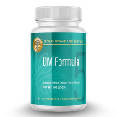 Gold Standard Herbs DM Formula dog powder tub for easy daily dosing